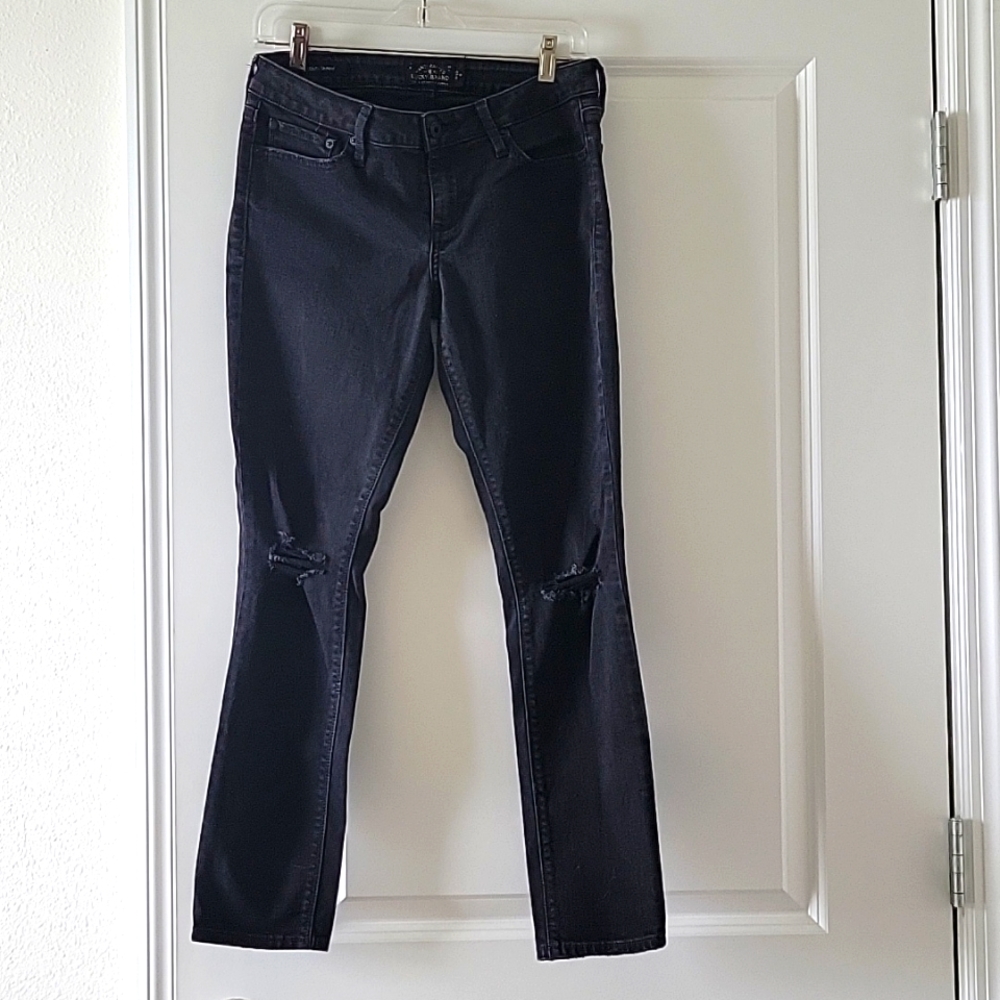 Lucky brand Lolita skinny jeans black size 6/28